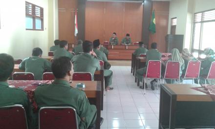 Rapat Koordinasi Pamong Desa Wonokromo